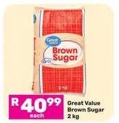 Great Value Brown Sugar 2 kg