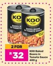 Koo Baked Beans in Tomato Sauce 400 g