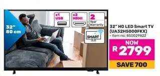 32" HD LED Smart TV (UA32H5000FKX)