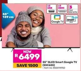 55” QLED Smart Google TV (55C655)