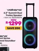 Volkano 6.5 Summit Dual Trolley Speaker