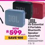 JBL Go Essential 2 Portable Bluetooth Speaker