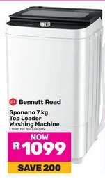 Bennett Read Sponono 7 kg Top Loader Washing Machine