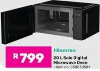 Hisense 20 L Solo Digital Microwave Oven