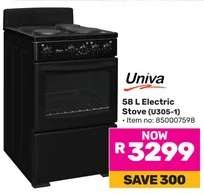 Univa 58 L Electric Stove (U305-1)