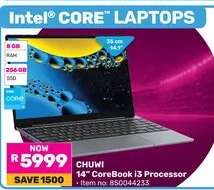 CHUWI 14" CoreBook i3 Processor