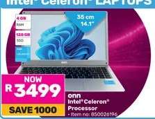 onn Intel® Celeron® Processor Laptop