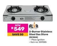 2-Burner Stainless Steel Gas Stove (GCS04)