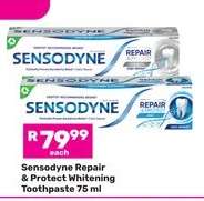 Sensodyne Repair & Protect Whitening Toothpaste 75 ml