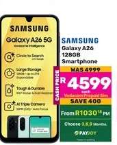 Samsung Galaxy A26 128GB Smartphone