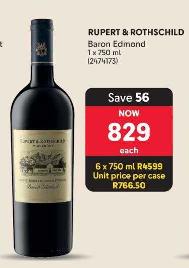 RUPERT & ROTHSCHILD Baron Edmond