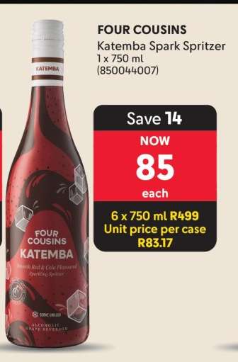 FOUR COUSINS Katemba Spark Spritzer