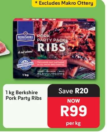 1 kg Berkshire Pork Party Ribs
