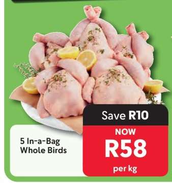 5 in a Bag Whole Birds