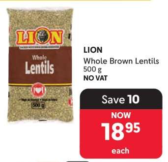 Lion Whole Brown Lentils