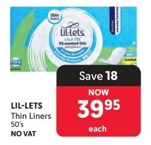 LIL-LETS Thin Liners 50's