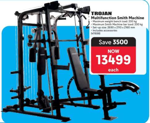 Trojan Multifunction Smith Machine