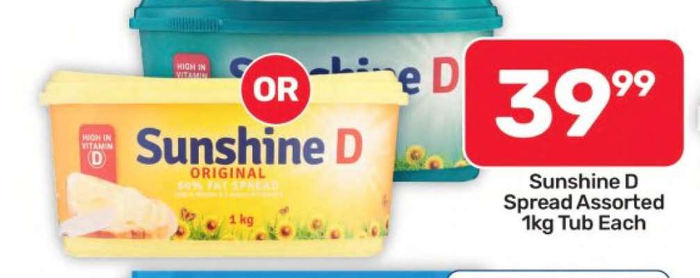 Sunshine D Spread Assorted