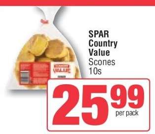 SPAR Country Value Scones 10s