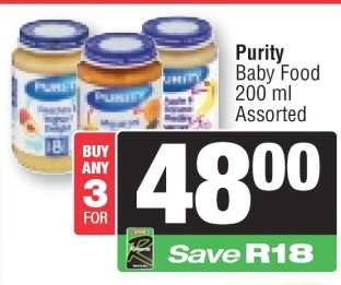 Purity Baby Food