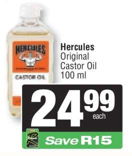 Hercules Original Castor Oil 100 ml