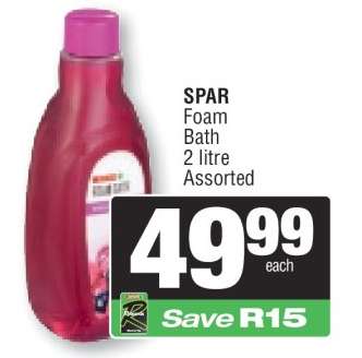 SPAR Foam Bath