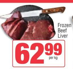 Frozen Beef Liver