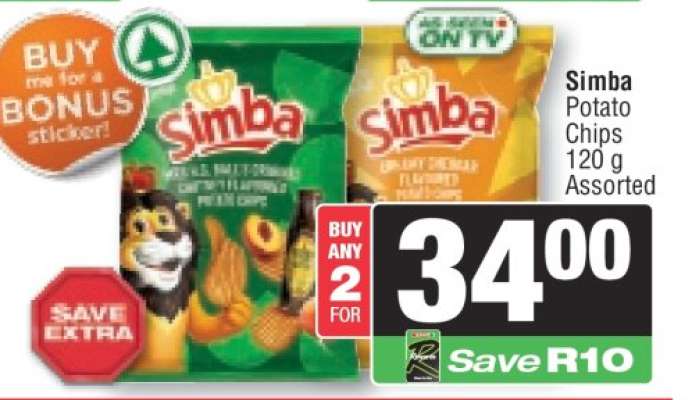 SIMBA POTATO CHIPS
