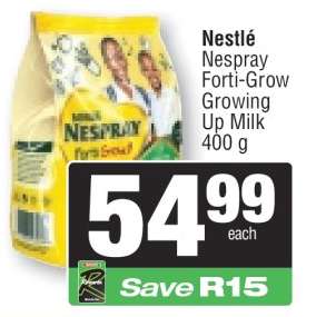 Nestlé Nespray Forti-Grow Growing Up Milk 400 g