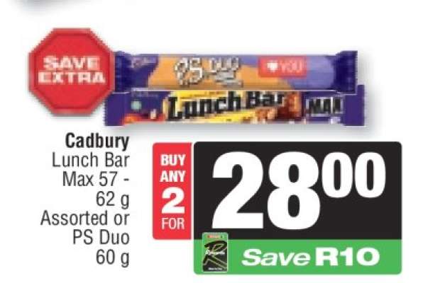 Cadbury Lunch Bar Max