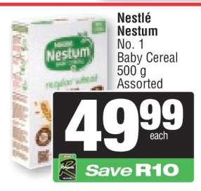 NESTLÉ NESTUM NO.1 BABY CEREAL