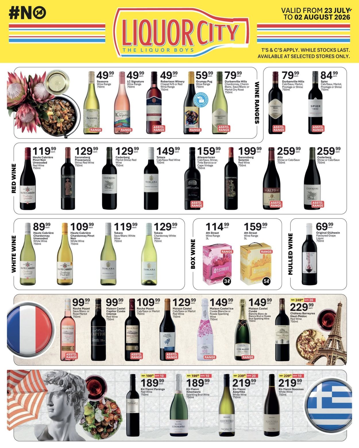 Liquor City specials - 07.23.2026 - 08.02.2026. Page 1