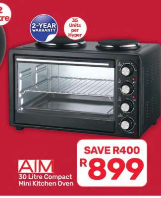 AIM 30 Litre Compact Mini Kitchen Oven