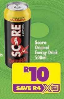 SCORE ORIGINAL ENERGY DRINK 500ml