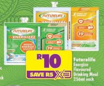 Futurelife Energize Flavoured Drinking Meal 250ml each