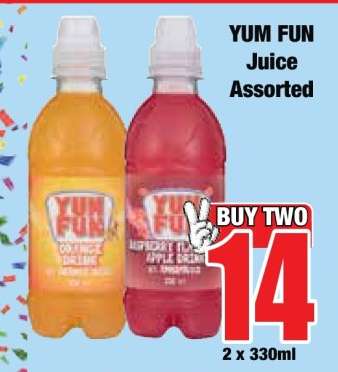 YUM FUN Juice Assorted