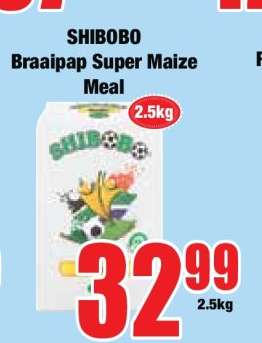 SHIBOBO Braaipap Super Maize Meal