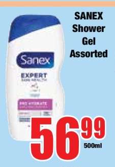 Sanex Shower Gel Assorted