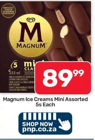 Magnum Ice Creams Mini Assorted 5s Each