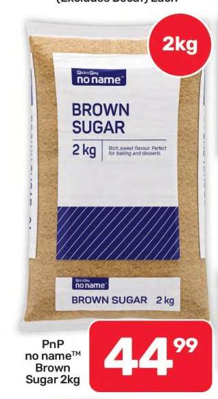 PnP no name™ Brown Sugar 2kg