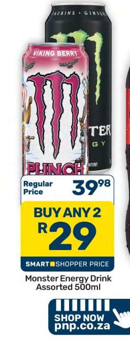 Monster Energy Drink Assorted 500ml