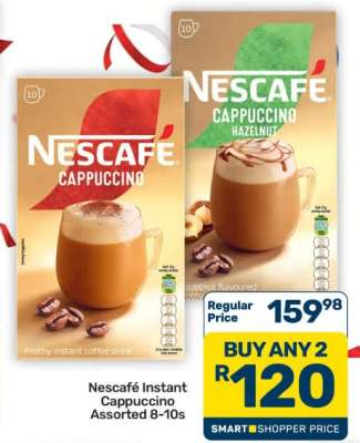 Nescafé Instant Cappuccino Assorted 8/10s