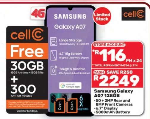 Samsung Galaxy A07 128GB