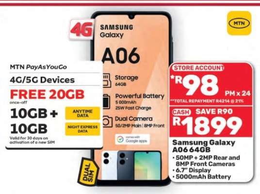 Samsung Galaxy A06 64GB