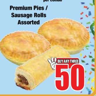 Premium Pies / Sausage Rolls Assorted