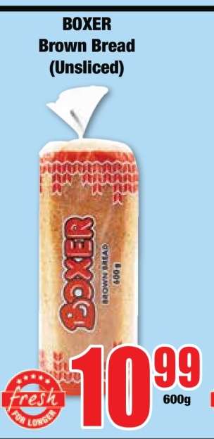 BOXER Brown Bread (Unsliced)