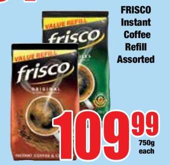 FRISCO Instant Coffee Refill Assorted
