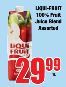 LIQUI-FRUIT 100% Fruit Juice Blend Assorted
