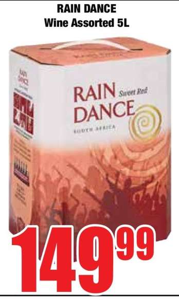 RAIN DANCE Wine Assorted 5L