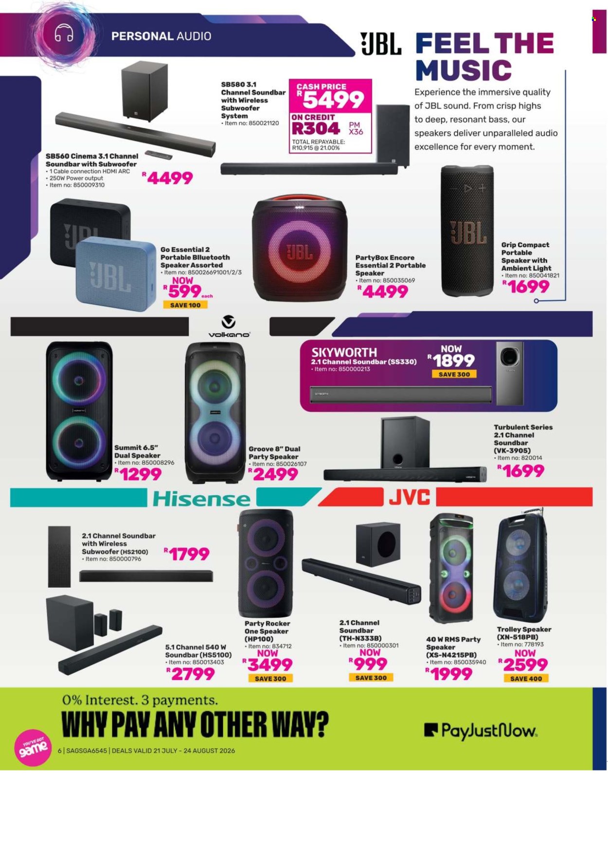 Game specials - 07.21.2026 - 08.24.2026. Page 6